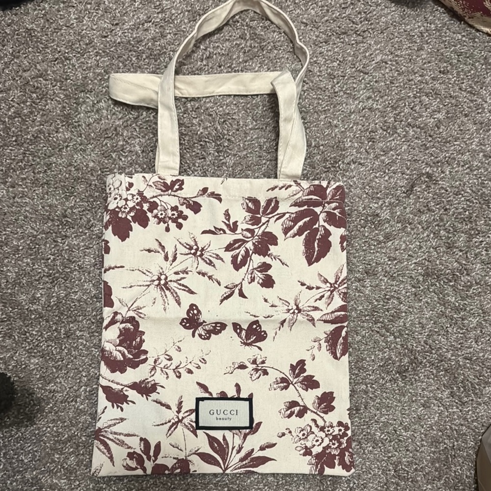 VIP Gucci Floral Tote Bag.